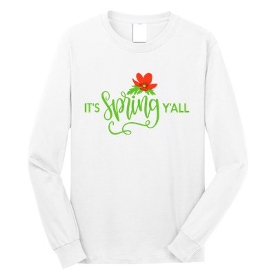It's Spring Y'all Flower Long Sleeve Shirt