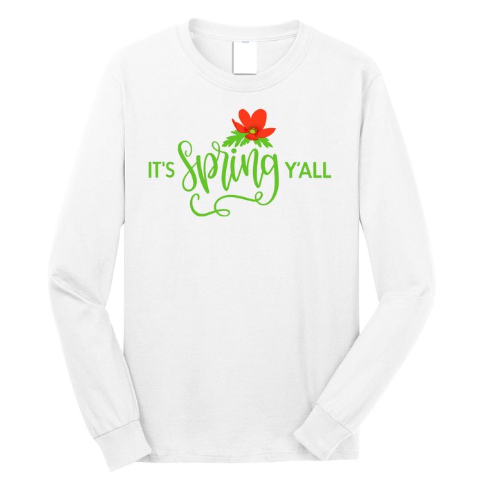 It's Spring Y'all Flower Long Sleeve Shirt