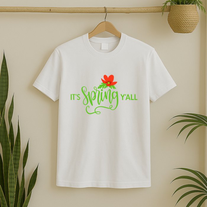 It's Spring Y'all Flower T-Shirt