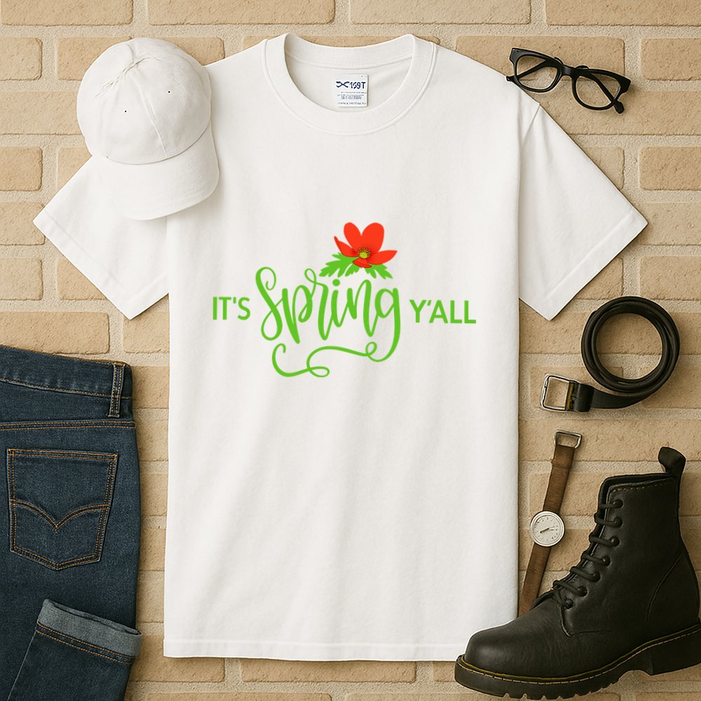 It's Spring Y'all Flower Tall T-Shirt