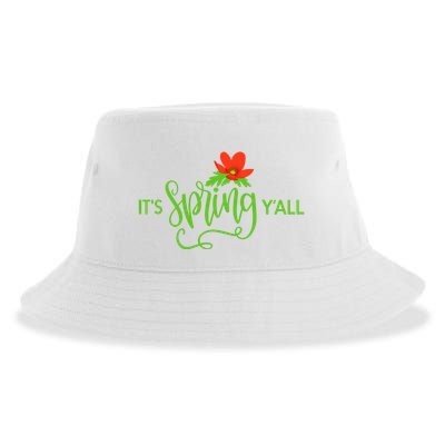It's Spring Y'all Flower Sustainable Bucket Hat