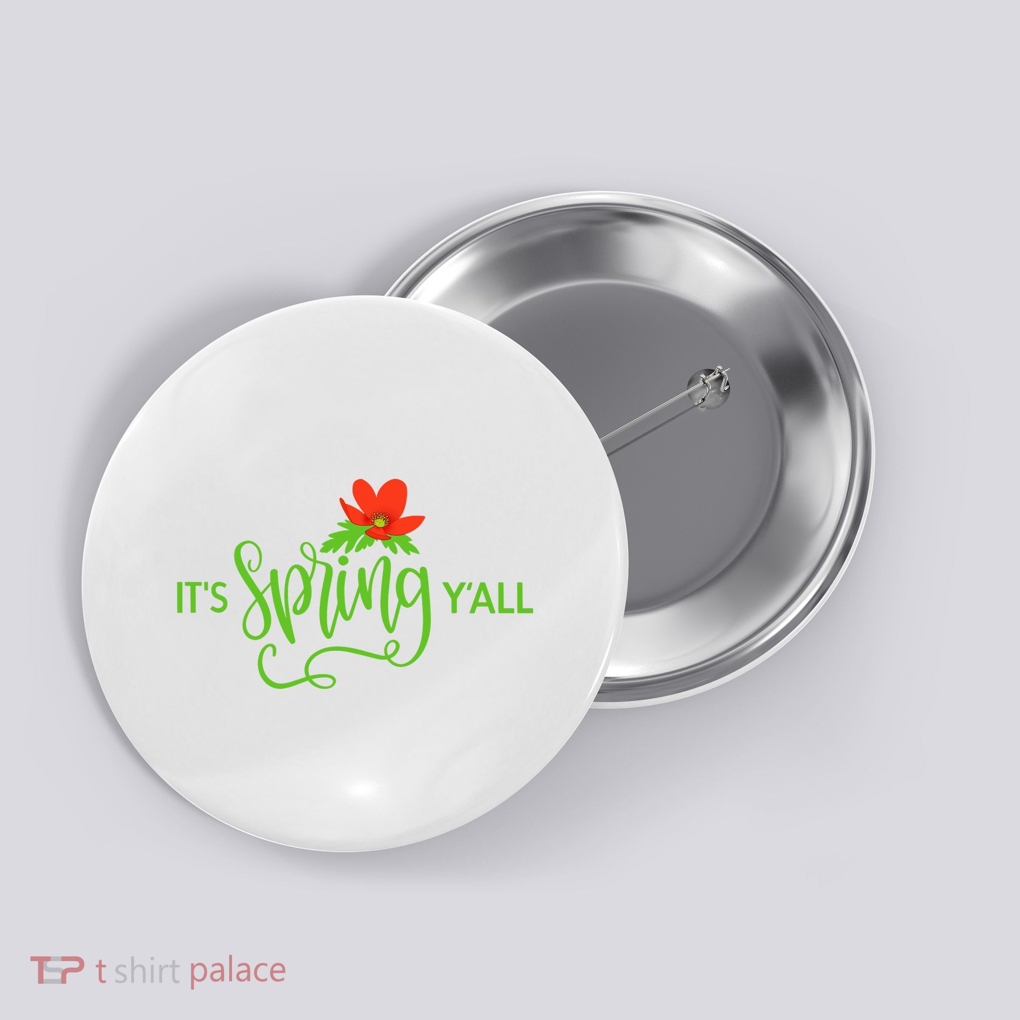 It's Spring Y'all Flower Button