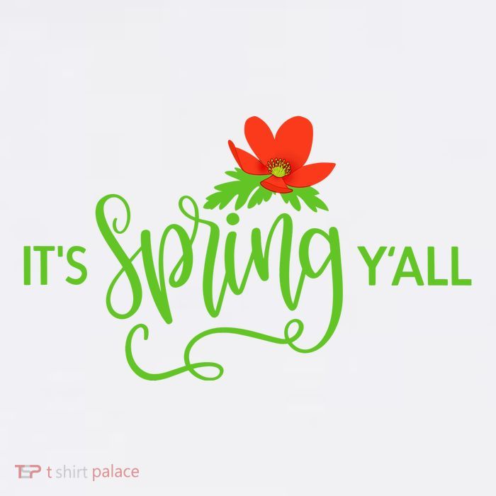 It's Spring Y'all Flower Button