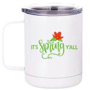 It's Spring Y'all Flower 12 oz Stainless Steel Tumbler Cup