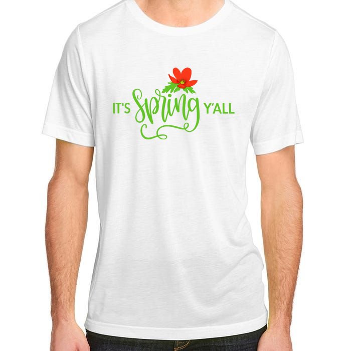 It's Spring Y'all Flower Adult ChromaSoft Performance T-Shirt