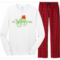 It's Spring Y'all Flower Long Sleeve Pajama Set