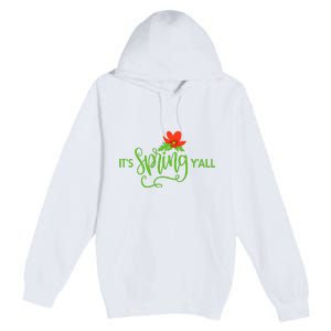 It's Spring Y'all Flower Premium Pullover Hoodie