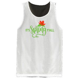 It's Spring Y'all Flower Mesh Reversible Basketball Jersey Tank