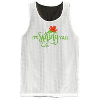 It's Spring Y'all Flower Mesh Reversible Basketball Jersey Tank