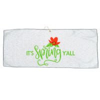 It's Spring Y'all Flower Large Microfiber Waffle Golf Towel