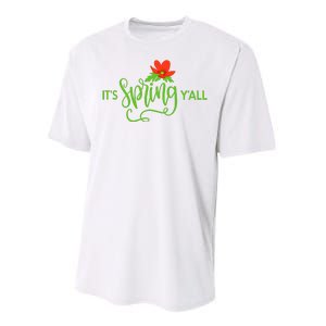 It's Spring Y'all Flower Performance Sprint T-Shirt