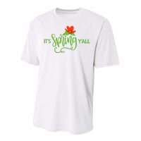 It's Spring Y'all Flower Performance Sprint T-Shirt