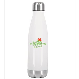 It's Spring Y'all Flower Stainless Steel Insulated Water Bottle