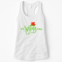 It's Spring Y'all Flower Womens Tank Top