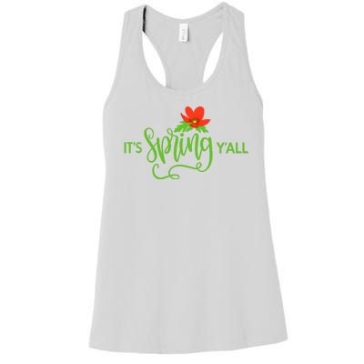 It's Spring Y'all Flower Women's Racerback Tank