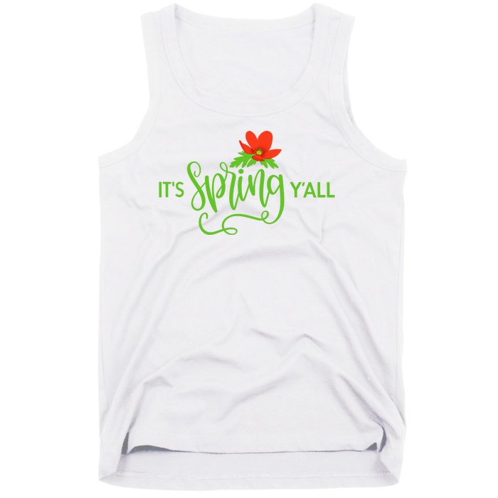 It's Spring Y'all Flower Tank Top