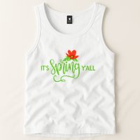 It's Spring Y'all Flower Tank Top