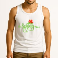 It's Spring Y'all Flower Tank Top