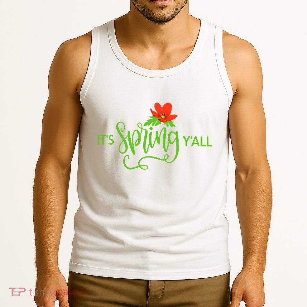 It's Spring Y'all Flower Tank Top