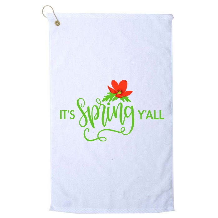 It's Spring Y'all Flower Golf Towel
