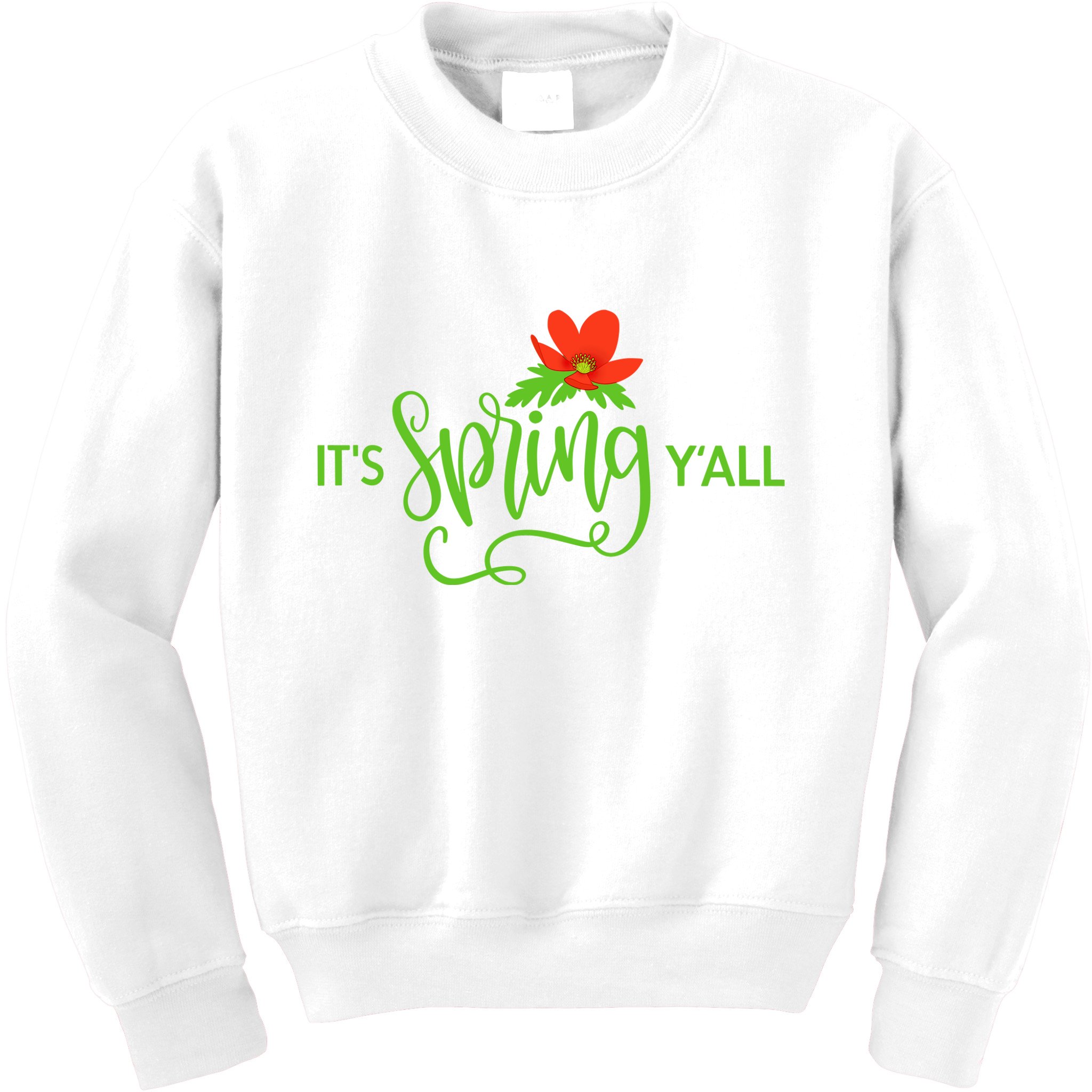 It's Spring Y'all Flower Kids Sweatshirt