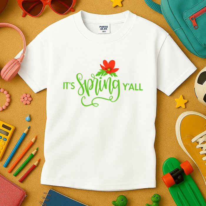 It's Spring Y'all Flower Kids T-Shirt