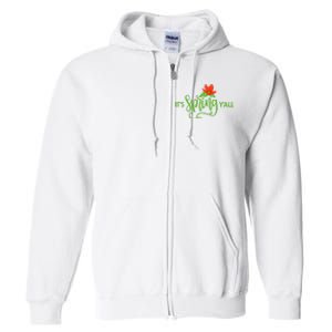 It's Spring Y'all Flower Full Zip Hoodie