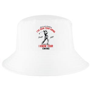 IVe Seen Your Swing I Know Your Swing Funny Trump Golf 2024 Cool Comfort Performance Bucket Hat