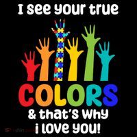 I See Your True Colors And Thats Why I Love You Autism Awareness Impact Tech Backpack