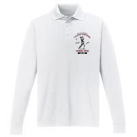 IVe Seen Your Swing I Know Your Swing Trump Golf Performance Long Sleeve Polo