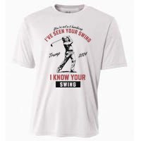 IVe Seen Your Swing I Know Your Swing Trump Golf Cooling Performance Crew T-Shirt