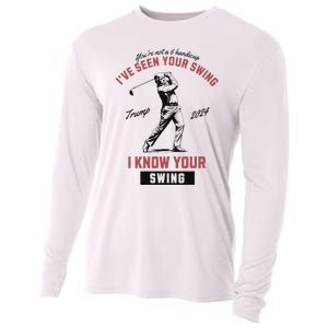 IVe Seen Your Swing I Know Your Swing Trump Golf Cooling Performance Long Sleeve Crew