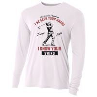 IVe Seen Your Swing I Know Your Swing Trump Golf Cooling Performance Long Sleeve Crew