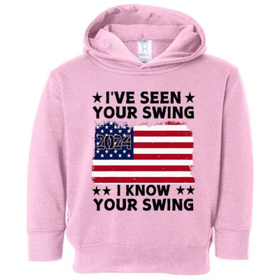 IVe Seen Your Swing I Know Your Swing Funny Golf Toddler Hoodie