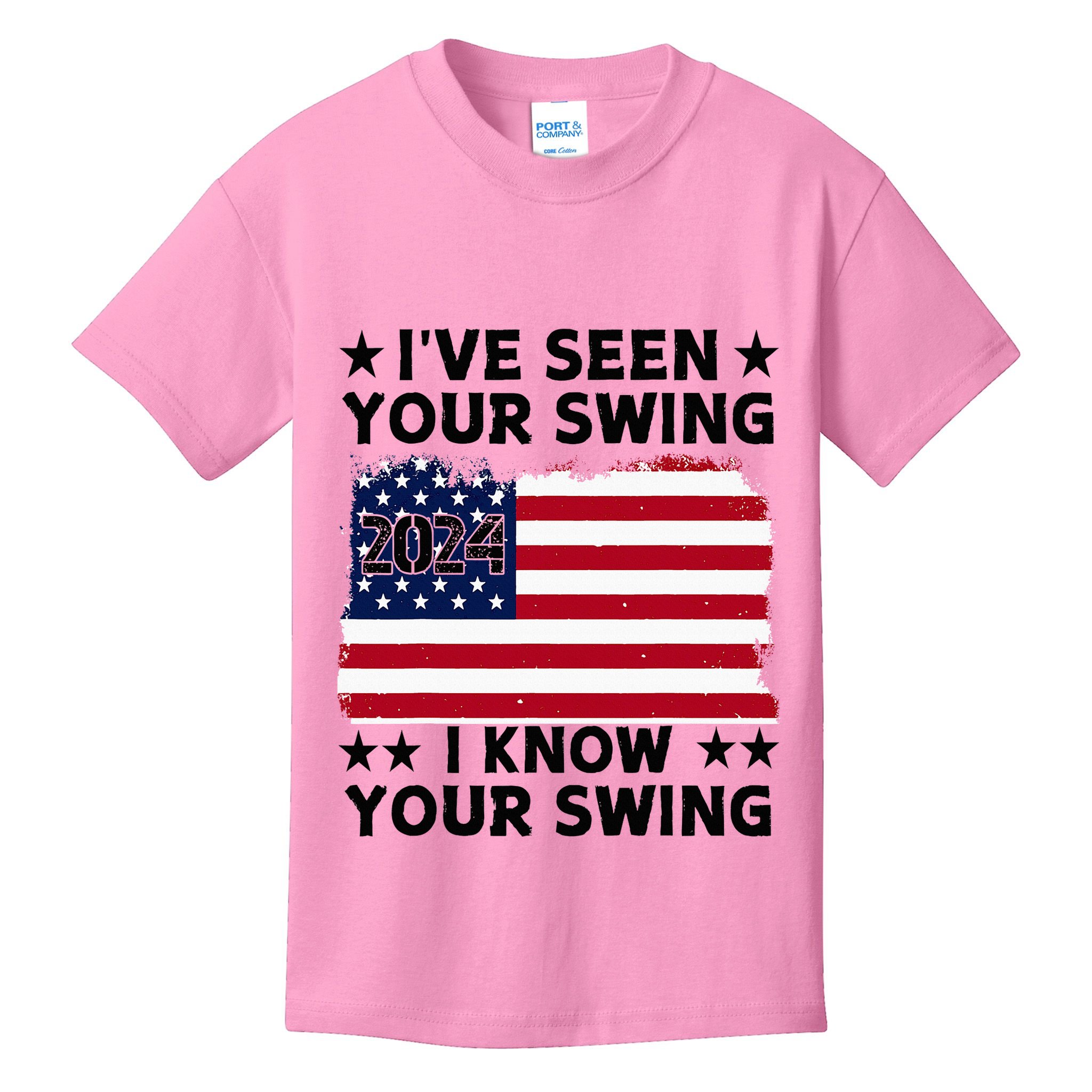 IVe Seen Your Swing I Know Your Swing Funny Golf Kids T-Shirt