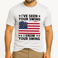 IVe Seen Your Swing I Know Your Swing Funny Golf Cooling Performance Crew T-Shirt