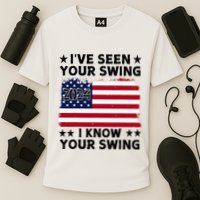 IVe Seen Your Swing I Know Your Swing Funny Golf Cooling Performance Crew T-Shirt