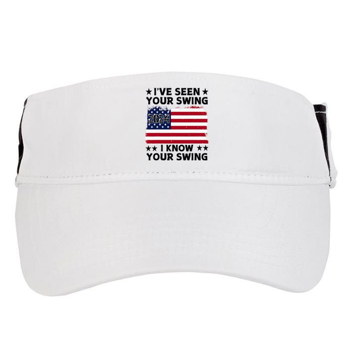 IVe Seen Your Swing I Know Your Swing Funny Golf Adult Drive Performance Visor