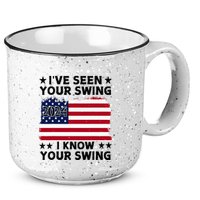 IVe Seen Your Swing I Know Your Swing Funny Golf 15oz Campfire Ceramic Mug