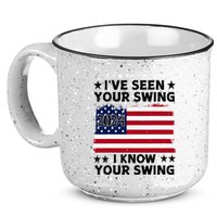 IVe Seen Your Swing I Know Your Swing Funny Golf 15oz Campfire Ceramic Mug