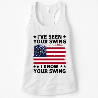IVe Seen Your Swing I Know Your Swing Funny Golf Womens Tank Top