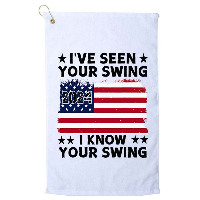 IVe Seen Your Swing I Know Your Swing Funny Golf Golf Towel
