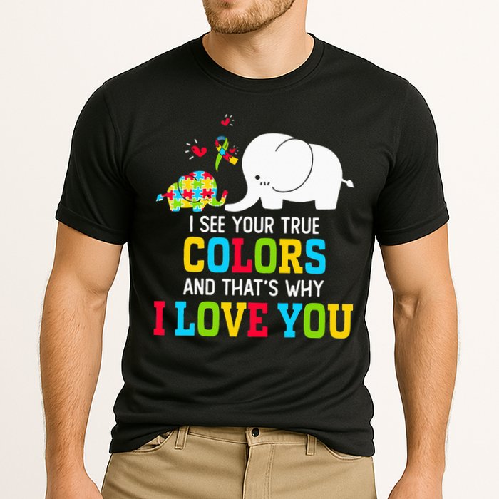I See Your True Colors, Puzzle World Autism Awareness Month Performance Shirt