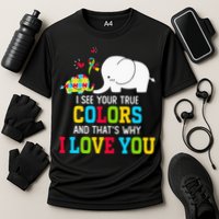 I See Your True Colors, Puzzle World Autism Awareness Month Performance Shirt