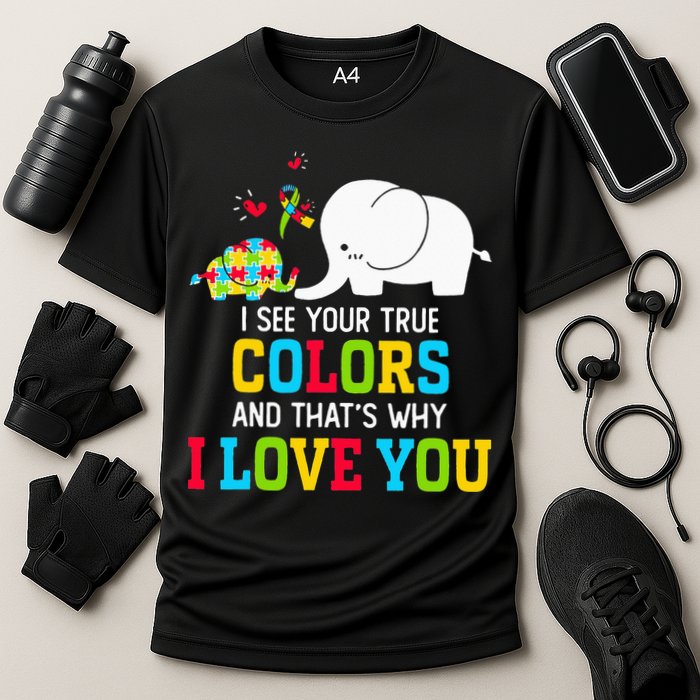 I See Your True Colors, Puzzle World Autism Awareness Month Performance Shirt