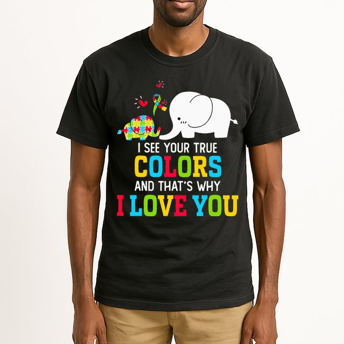 I See Your True Colors, Puzzle World Autism Awareness Month Tall T-Shirt