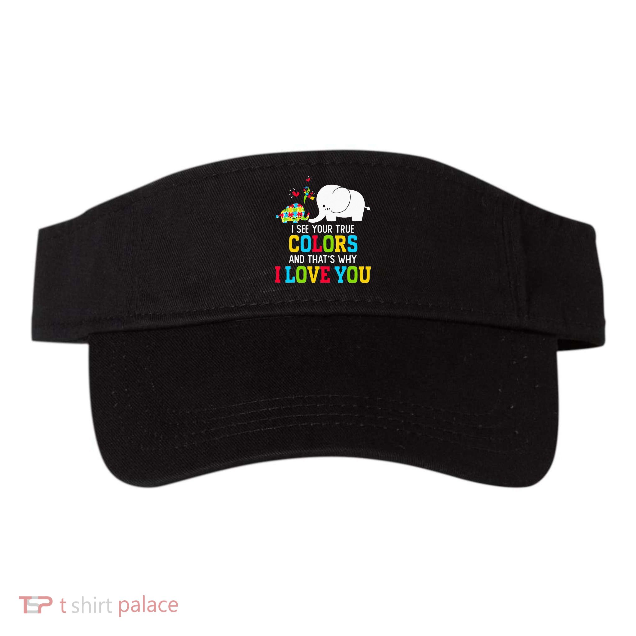 I See Your True Colors, Puzzle World Autism Awareness Month Visor