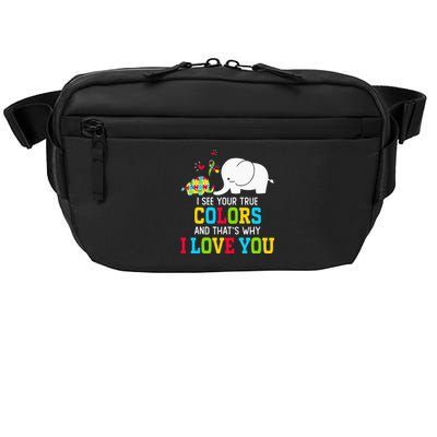 I See Your True Colors, Puzzle World Autism Awareness Month Crossbody Pack