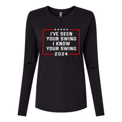 IVe Seen Your Swing I Know Your Swing Golf Funny Womens Cotton Relaxed Long Sleeve T-Shirt