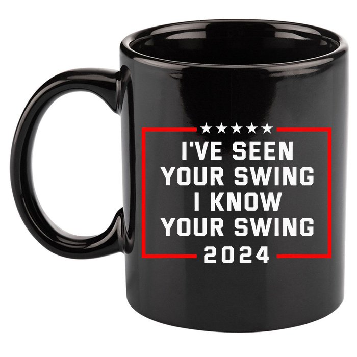 IVe Seen Your Swing I Know Your Swing Golf Funny 11oz C Handle Ceramic Mug